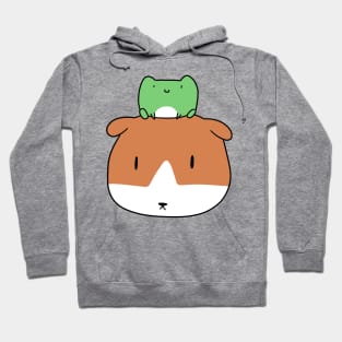 Little Frog and Guinea Pig Face Hoodie